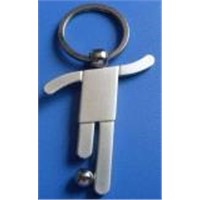 Soccer Player-Shaped Keychain