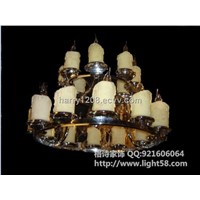 The chandelier lamp