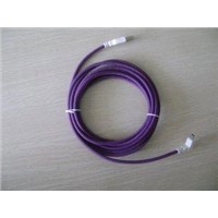 USB Am to Right/Left Angle USB Mini 5pin Cable;purple