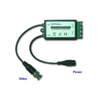 Video Balun Transmitter w/ Regulated 12VDC/1A Power Convertor
