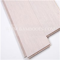 White Color Strand Woven Bamboo Flooring With Click System (F-WB-C0-11)