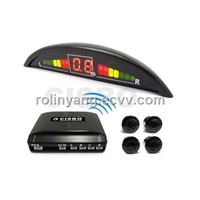 Wireless parking sensor with LED display