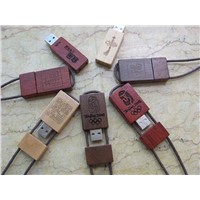 Wooden flash drive