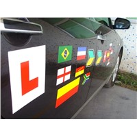car sticker,magnetic sheets with glossy vinyl,0.5mm thickness,vehicle signs,flexible rubber magnet