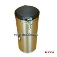 coffee box with airtight lid