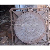 ducitle iron cast round manhole cover EN124