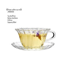 Flower Coffee Cup Set