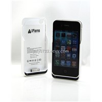iPhone 4 External Skin Cover+power Battery Case
