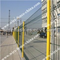 pvc coating wire mesh fence