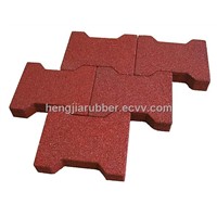 rubber brick tile