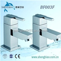 square pair bath faucet(BF003F)