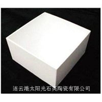 square quartz ceramics crucible for polycrystaline silicon ingot