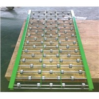 steel skate wheel conveyor module