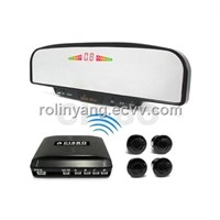 wireless Parking Sensor with rear view mirror and hands free kit