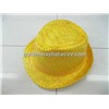 Elegant yellow straw cowboy hat (CL110721-052)