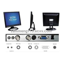 15inch LCD CCTV Monitors with metal casing industrial type