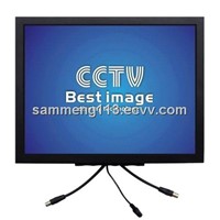 15 Inch LCD CCTV Monitors with Placstic Casing BNC in &amp;amp; Out