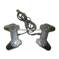 The wired double with high quality game controller.gamepada