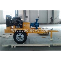 2-wheels diesel pump set