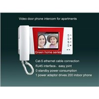 4&amp;quot;  color TFT video door phone for apartment system   HI-15CS