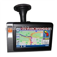 5 Inch Car GPS Navigation Device, Analog TV, Bluetooth Dun Supported