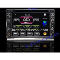 6.5 inch Double Two Din Car DVD Player With Bluetooth/Touch screen/iPod/TV