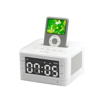 AT-MH90 iPod Speaker System with Alarm Clock and FM Radio