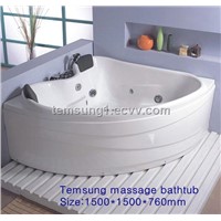 Acrylic massage bathtub