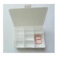 Adjustable Vitamin Box for Vitamin Tablets and Medication, with 3 to 9 Compartments