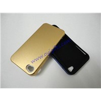 Cellphone case for Apple's iPhone 4 with metal