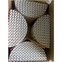 Ceramic corrugated (regular) packing