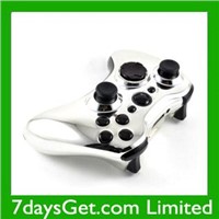 Chrome Replacement Housing for Xbox 360 wireless Controller with Free Screwdriver + Free Shipping
