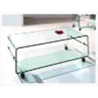 Curved Glass / Glass Furniture (JH-78)