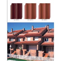Double Barrel Roofing Tiles Clay Roofing