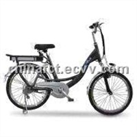 Electric Bike with Li-ion Battery, 240W Brushless Hub Motor, Available in Black Col