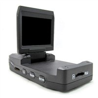 FULL HD1080P Car DVR Recorder with 1/4 CMOS VGA sensor&180 Degree Rotating Lens