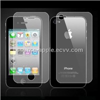 Front+Back Anti-Glare Screen Protector for iPhone4