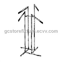 Garment rails&amp;amp;racks-GCGR-28 4-Way cloth rack with slant arms