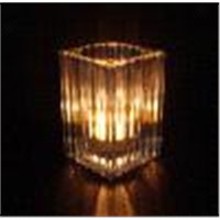 Crystal Glass candle holder 81659
