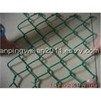 Green Chain Link Fence (ISO Certification)