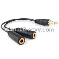 Headset Splitter Cable / Cable Splitter / Earphone Splitter