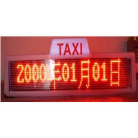 MS-LED003 On-board Taxi LED AD Moving Sign with Different Kinds of Fonts