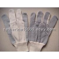 PVC Dotted Canvas Gloves