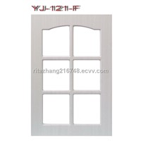 PVC Faced Cabinet Door with Glass