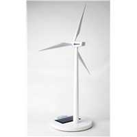 Plastic solar windmills model