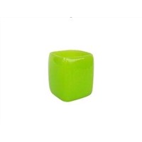 Poly Resin Bathroom Tumblers with Green in Rectangular Shape