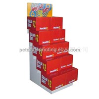 Promational paper display shelf