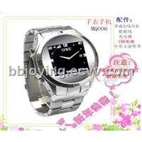 Quad-Band Stainless Steel Watch Mobile Phone (MQ006)