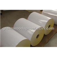 cast coated self adhesive paper