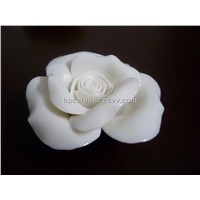 White Porcelain Ceramic Artificial Flower